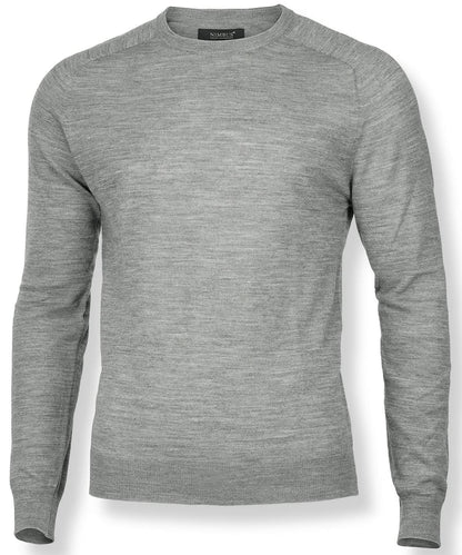 Nimbus Richmond elegant merino blend NB91M - Grey Melange - Customisable Knitted Jumpers