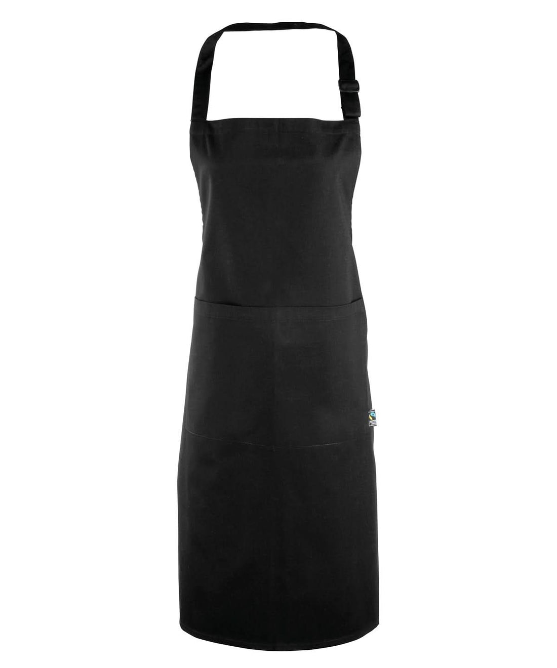 Premier Cotton bib apron organic and Fairtrade certified PR112 - Black One size - Customisable Apron