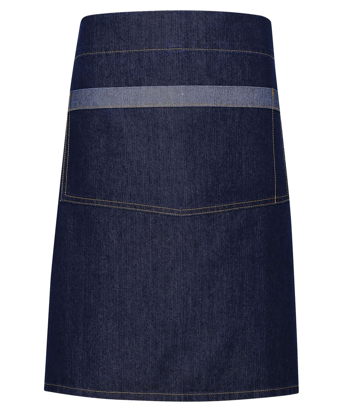 Premier Domain contrast denim waist apron PR128 - Indigo Denim One size - Customisable Apron
