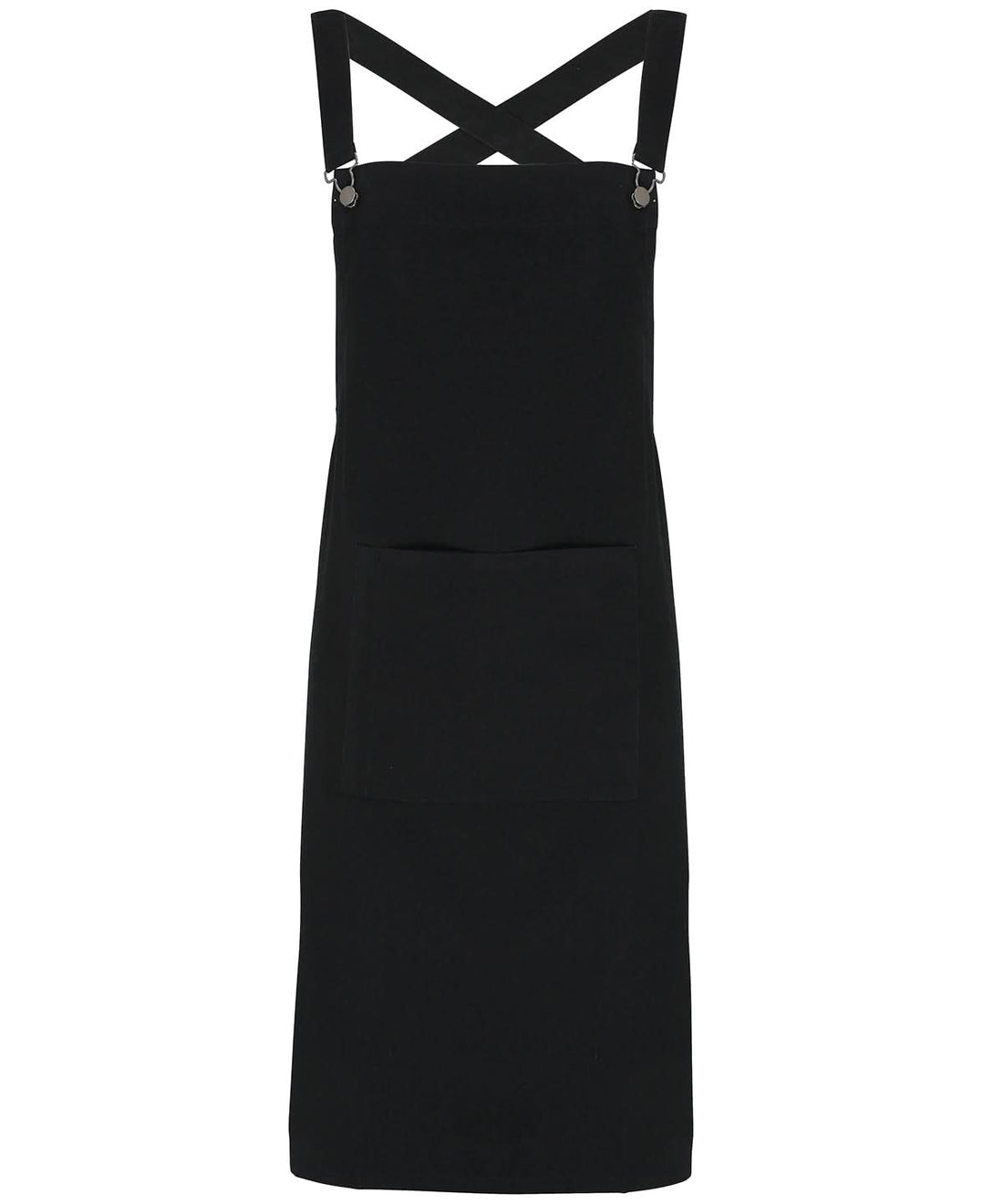Premier Cross back barista bib apron PR129 - Black One size - Customisable Apron
