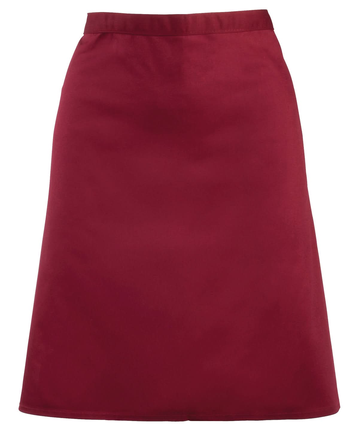 Premier Colours mid length apron PR151 - Burgundy One size - Customisable Apron