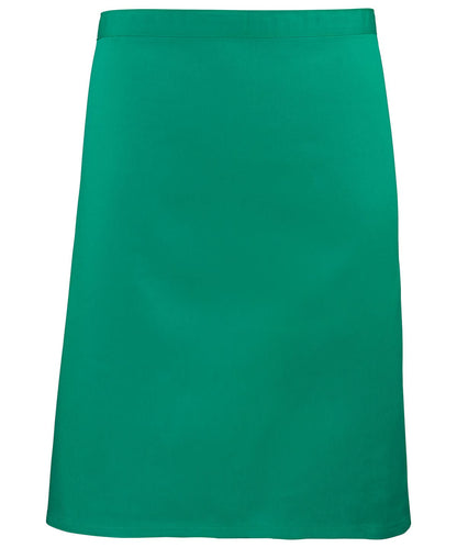 Premier Colours mid length apron PR151 - Emerald One size - Customisable Apron