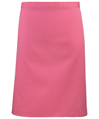 Premier Colours mid length apron PR151 - Fuchsia One size - Customisable Apron