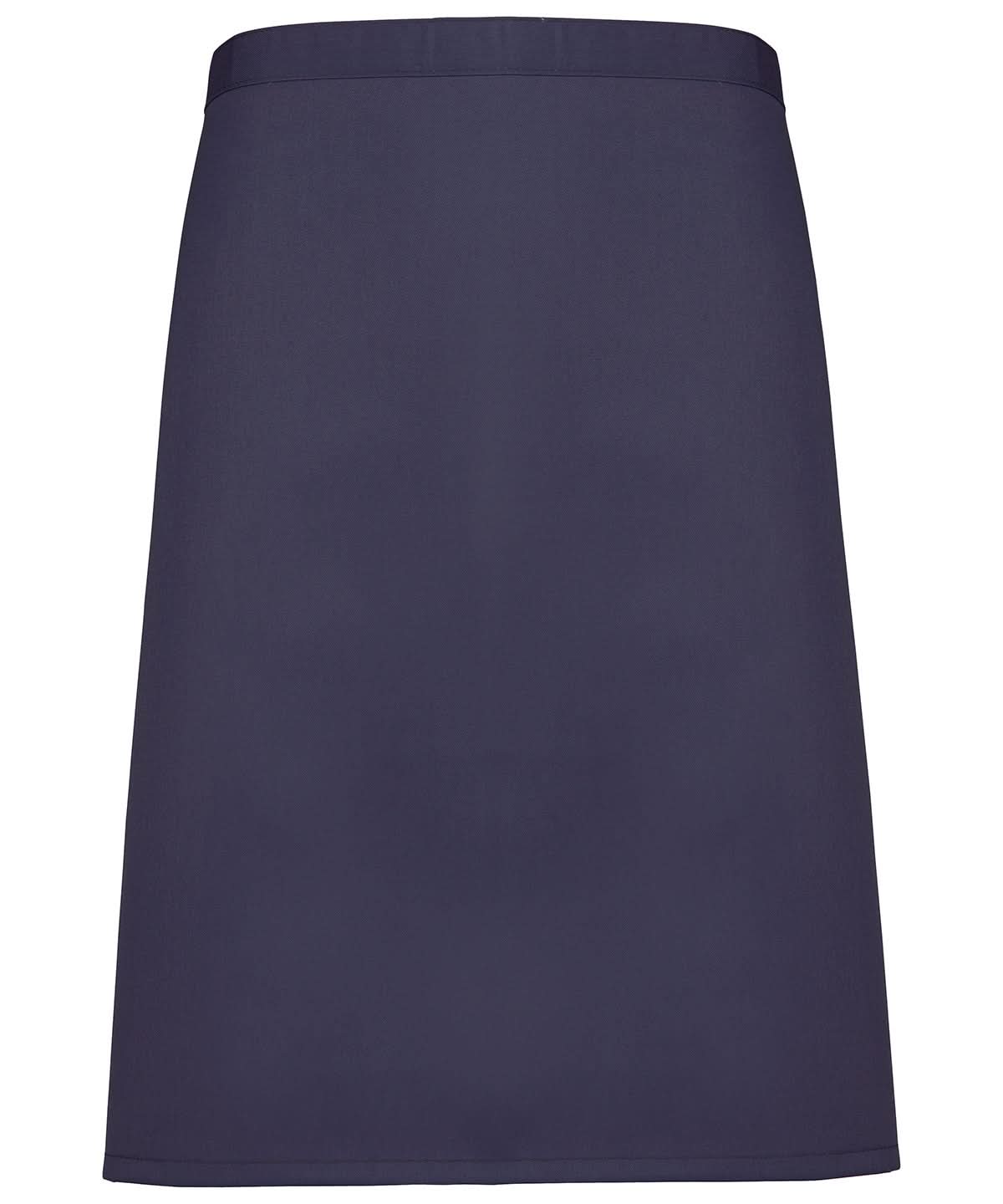 Premier Colours mid length apron PR151 - Marine Blue One size - Customisable Apron