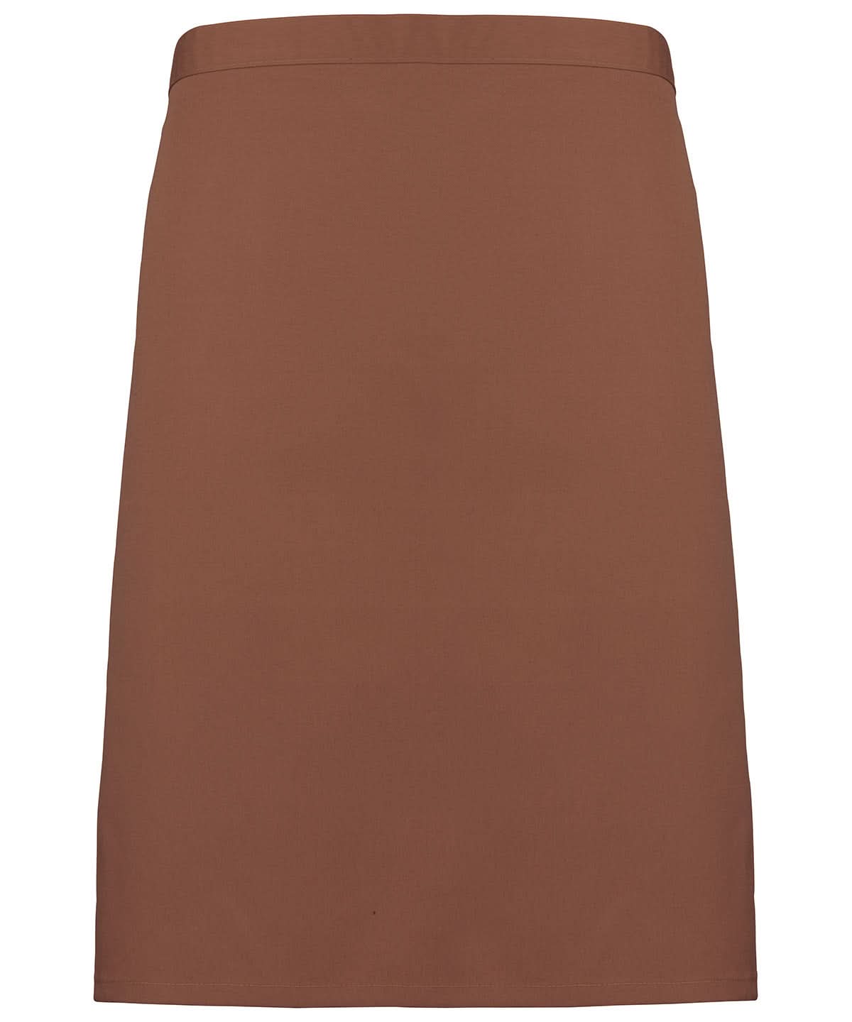 Premier Colours mid length apron PR151 - Mocha One size - Customisable Apron