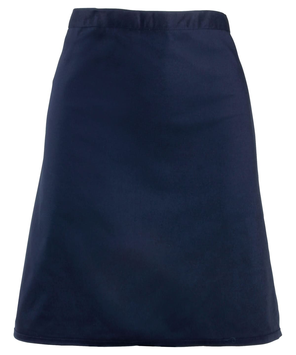 Premier Colours mid length apron PR151 - Navy One size - Customisable Apron