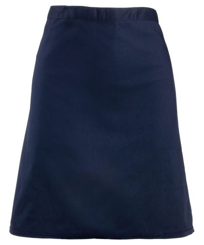 Premier Colours mid length apron PR151 - Navy One size - Customisable Apron