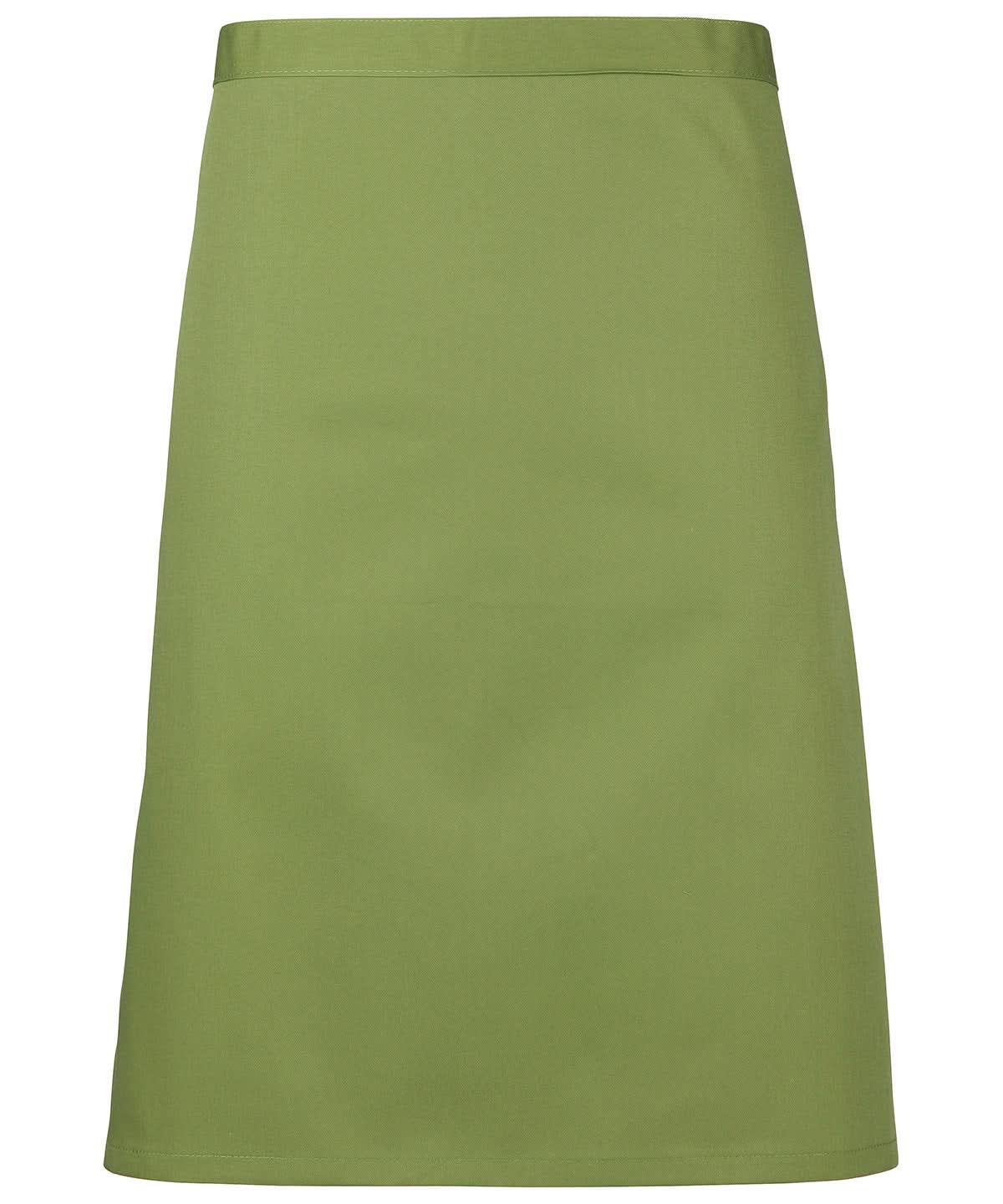 Premier Colours mid length apron PR151 - Oasis Green One size - Customisable Apron