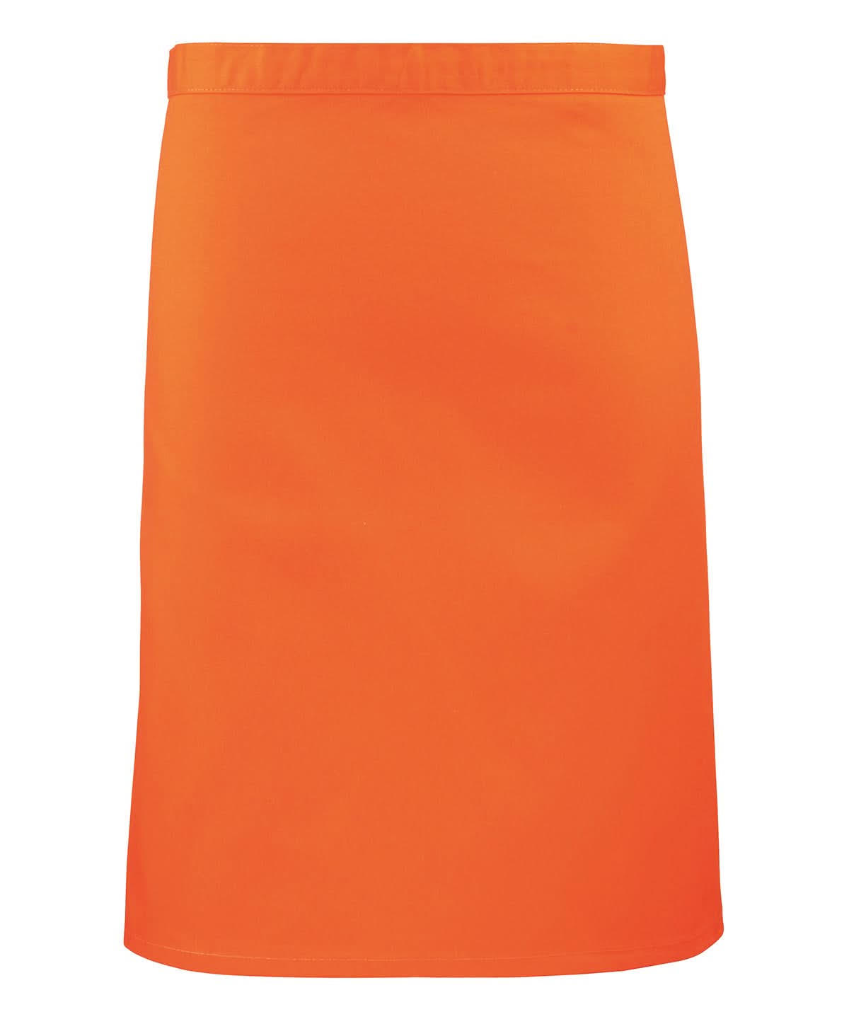 Premier Colours mid length apron PR151 - Orange One size - Customisable Apron