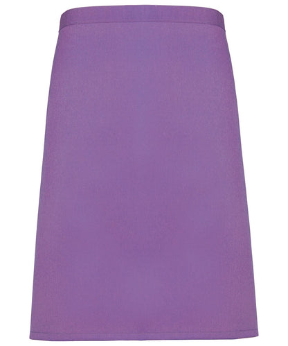 Premier Colours mid length apron PR151 - Rich Violet One size - Customisable Apron