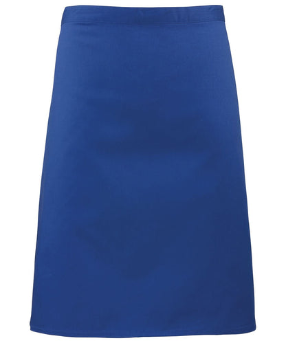 Premier Colours mid length apron PR151 - Royal One size - Customisable Apron
