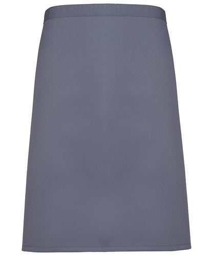 Premier Colours mid length apron PR151 - Steel One size - Customisable Apron