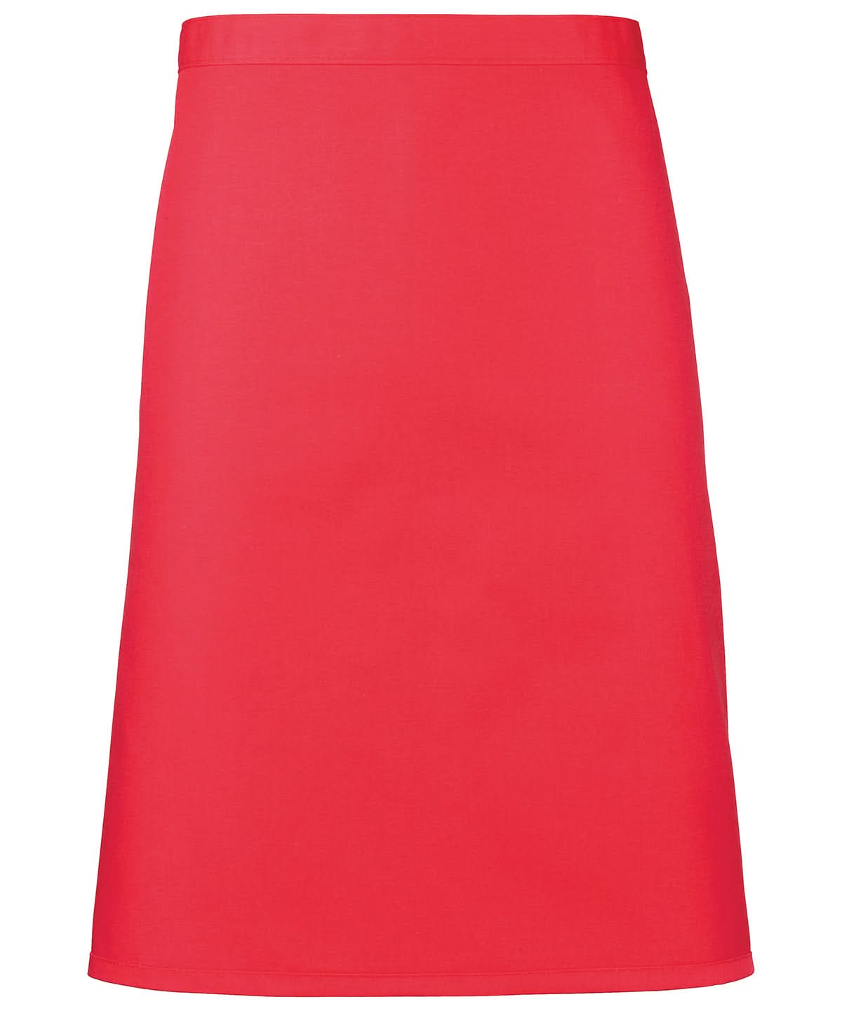 Premier Colours mid length apron PR151 - Strawberry Red One size - Customisable Apron