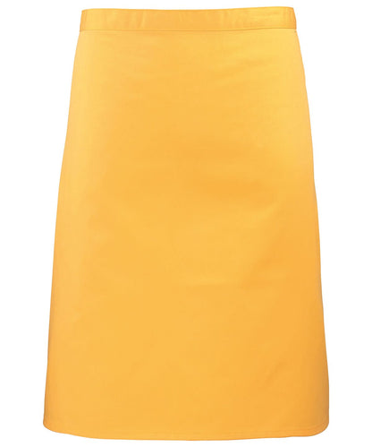 Premier Colours mid length apron PR151 - Sunflower One size - Customisable Apron
