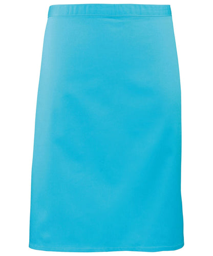 Premier Colours mid length apron PR151 - Turquoise One size - Customisable Apron