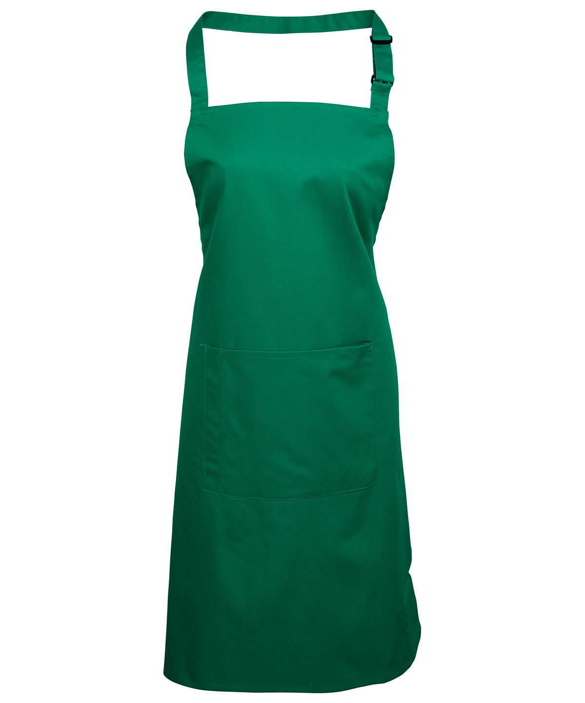12 x Popular Bib Aprons with Pocket + Free Logo - Emerald One size - Customisable Bundle