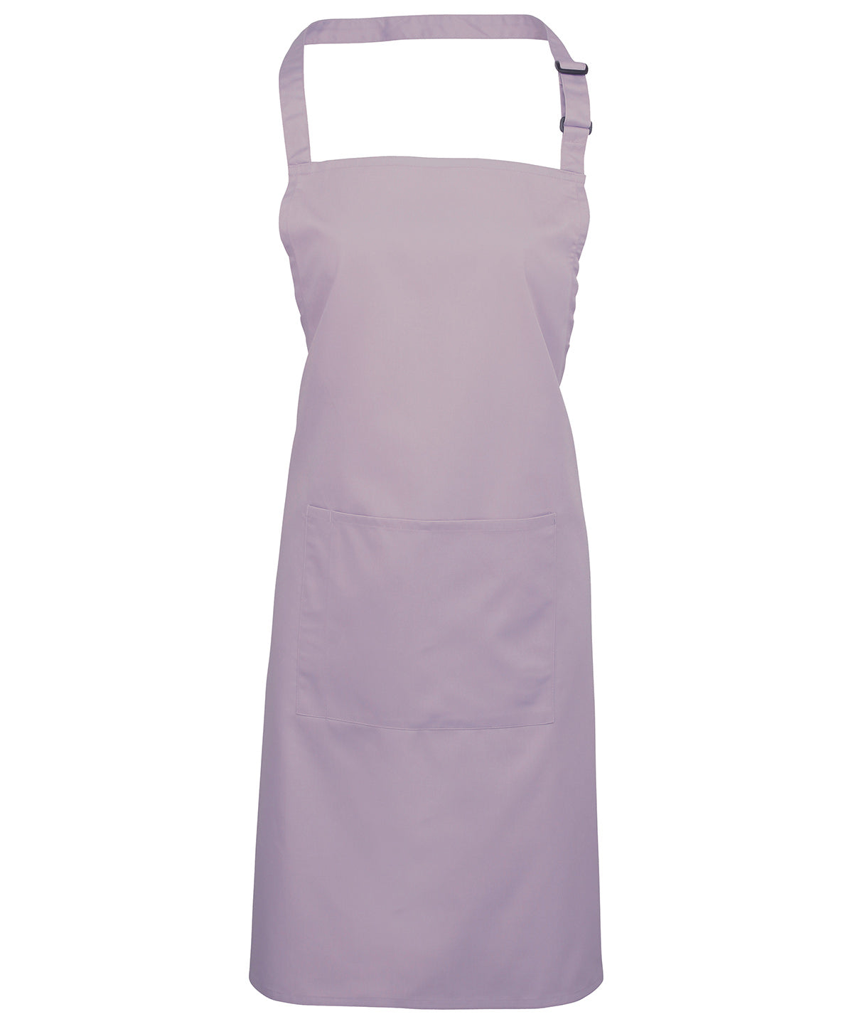 12 x Popular Bib Aprons with Pocket + Free Logo - Lilac One size - Customisable Bundle