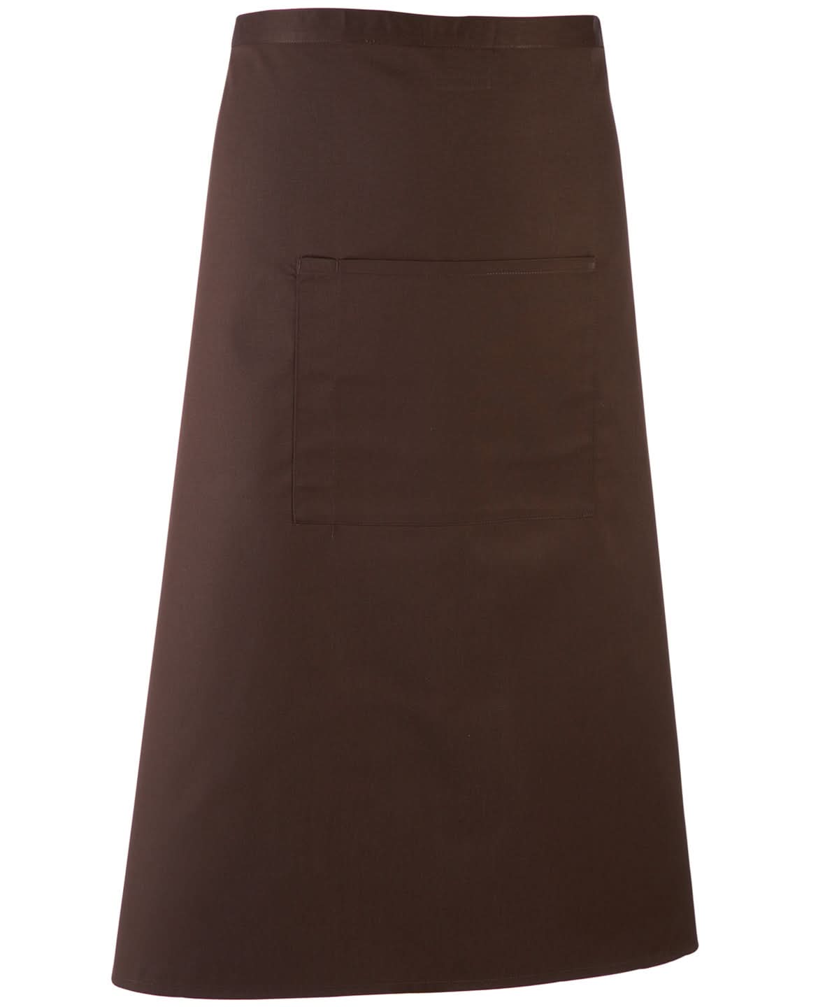 Premier Colours bar apron PR158 - Brown One size - Customisable Apron