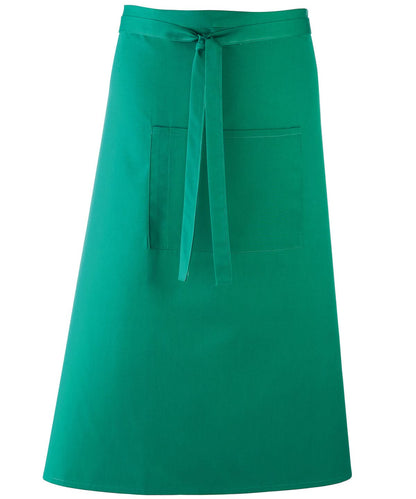Premier Colours bar apron PR158 - Emerald One size - Customisable Apron