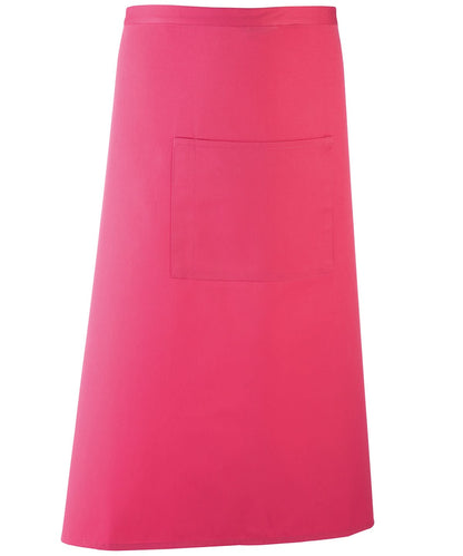 Premier Colours bar apron PR158 - Hot Pink One size - Customisable Apron