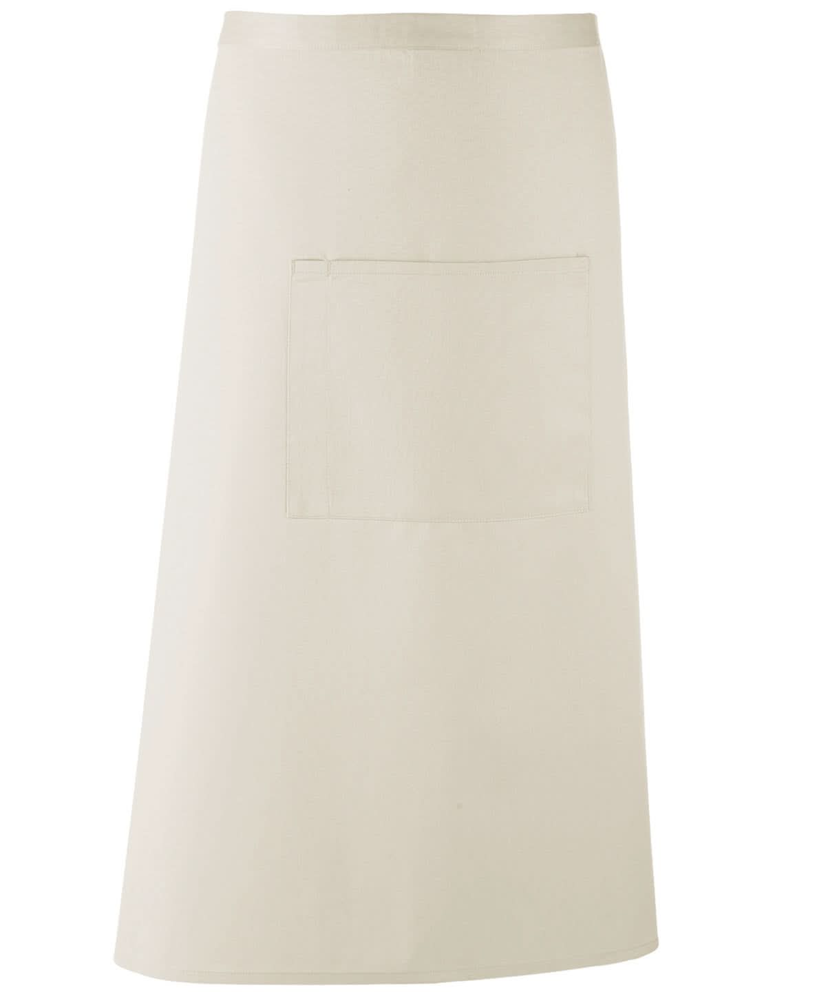Premier Colours bar apron PR158 - Natural One size - Customisable Apron