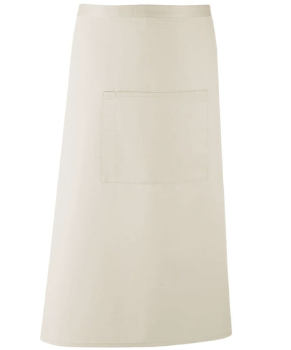 Premier Colours bar apron PR158 - Natural One size - Customisable Apron