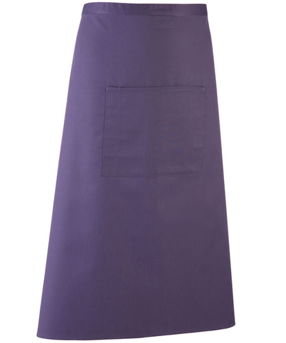 Premier Colours bar apron PR158 - Purple One size - Customisable Apron