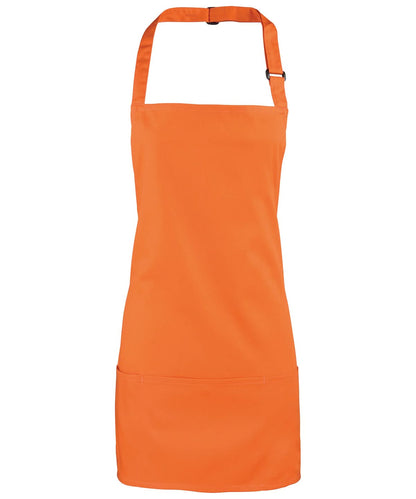 Premier Colours 2 in 1 apron PR159 - Orange One size - Customisable Apron