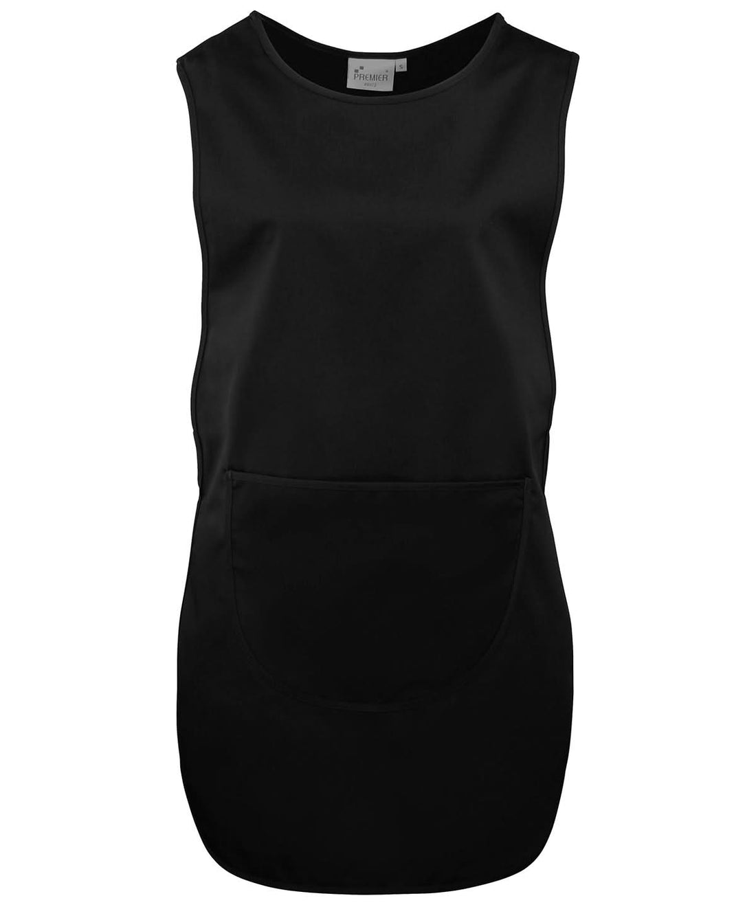 Premier Long length pocket tabard PR172 - Black - Customisable Tabard