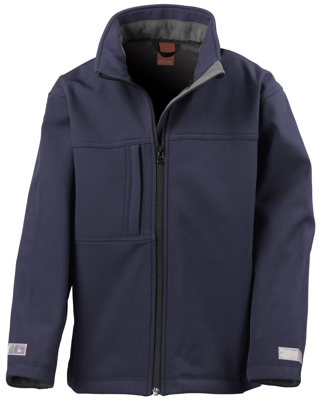 Result Junior classic softshell 3 layer jacket R121J - Navy - Customisable Softshell Jacket