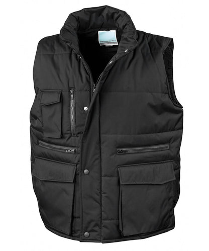 Result Workguard Lance bodywarmer R127A - Black - Customisable Gilets &amp; Body Warmers