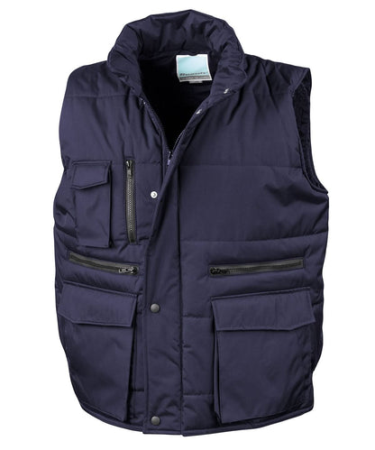 Result Workguard Lance bodywarmer R127A - Navy - Customisable Gilets &amp; Body Warmers
