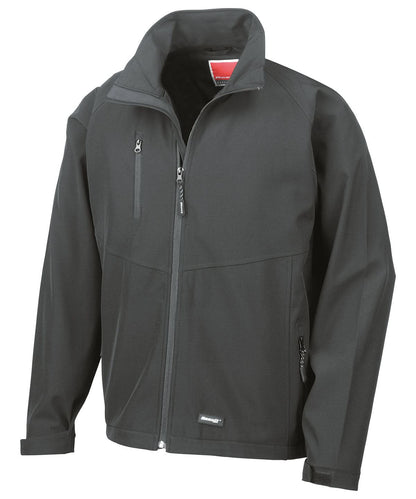 Result Baselayer softshell jacket R128X - Black - Customisable Softshell Jacket