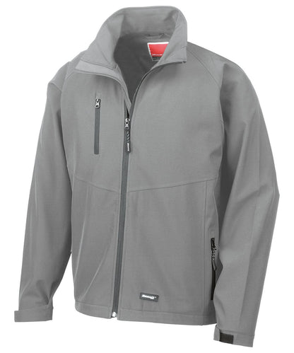 Result Baselayer softshell jacket R128X - Silver Grey - Customisable Softshell Jacket