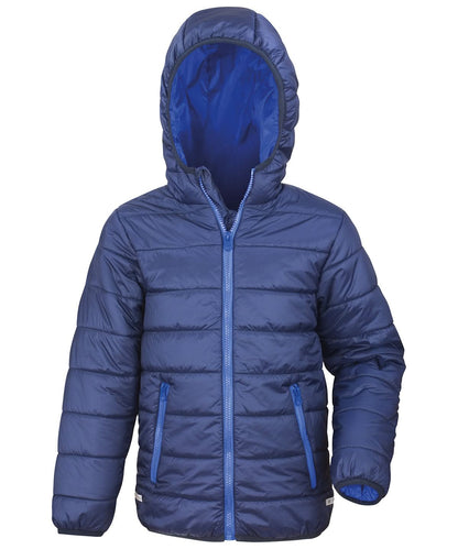 Result Core Core junior soft padded jacket R233J - Navy Royal - Customisable Jackets
