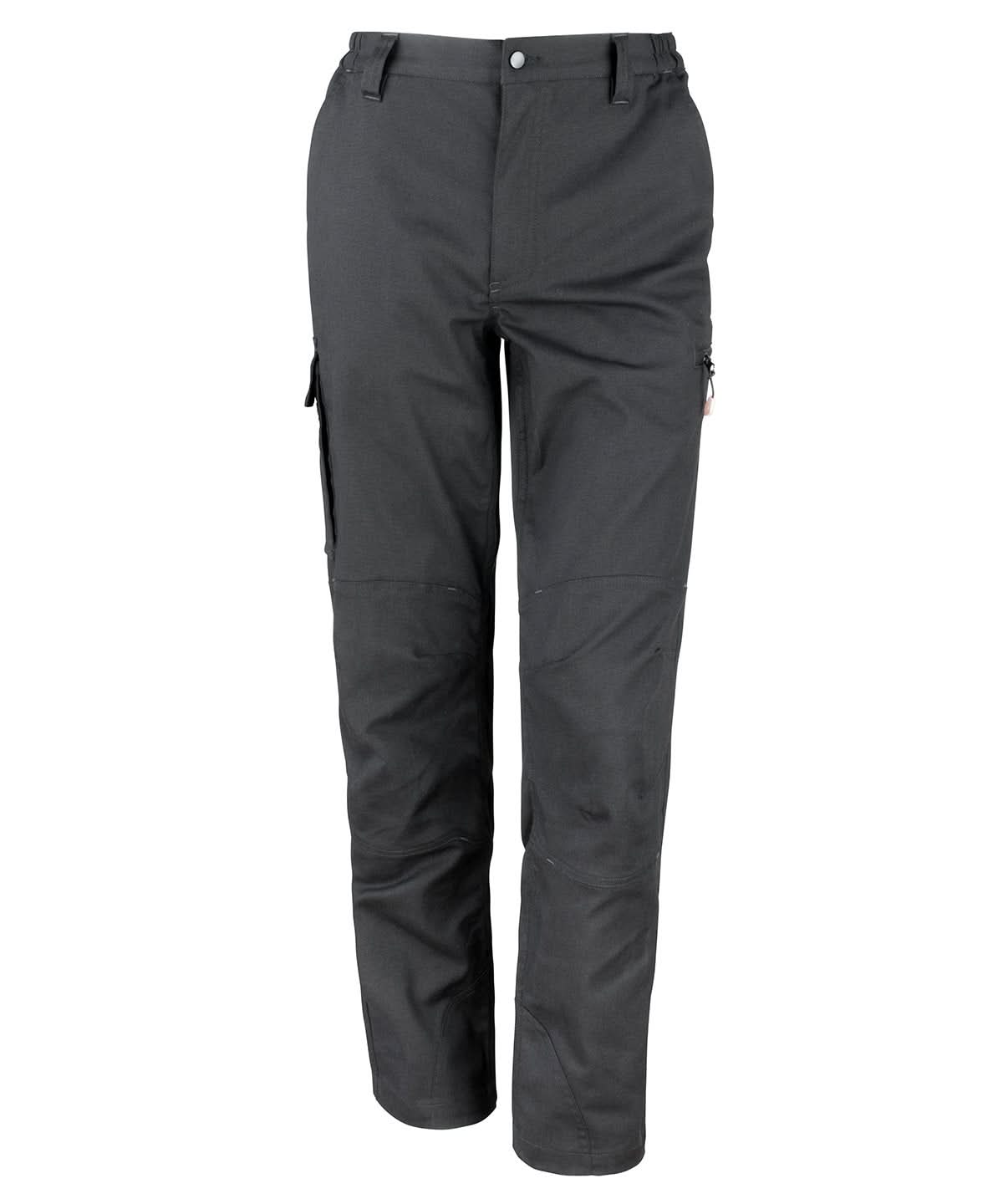 Result Workguard Work Guard Sabre stretch trousers R303X - Black - Customisable Trousers