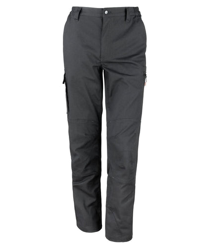 Result Workguard Work Guard Sabre stretch trousers R303X - Black - Customisable Trousers