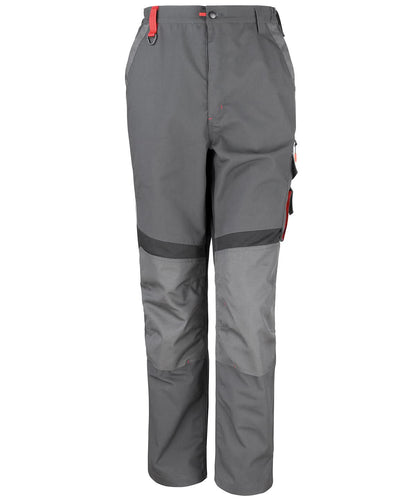 Result Workguard Work Guard technical trousers R310X - Grey Black - Customisable Trousers