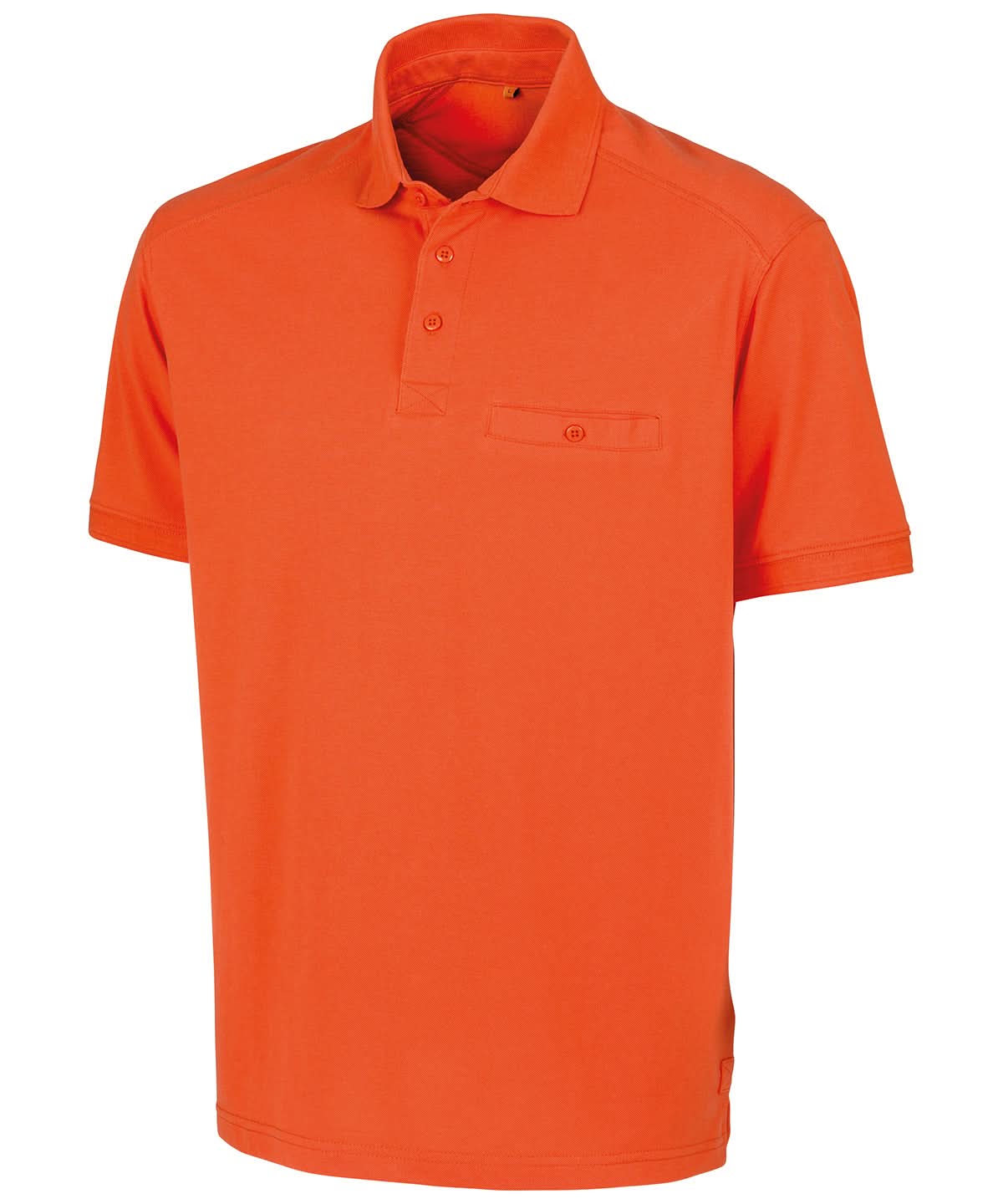 Result Workguard Work Guard Apex pocket polo shirt R312X - Orange - Customisable Polos