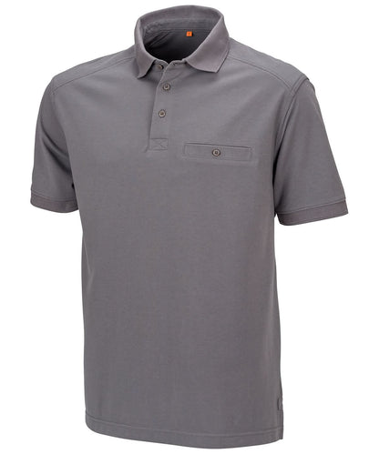 Result Workguard Work Guard Apex pocket polo shirt R312X - WG Grey - Customisable Polos