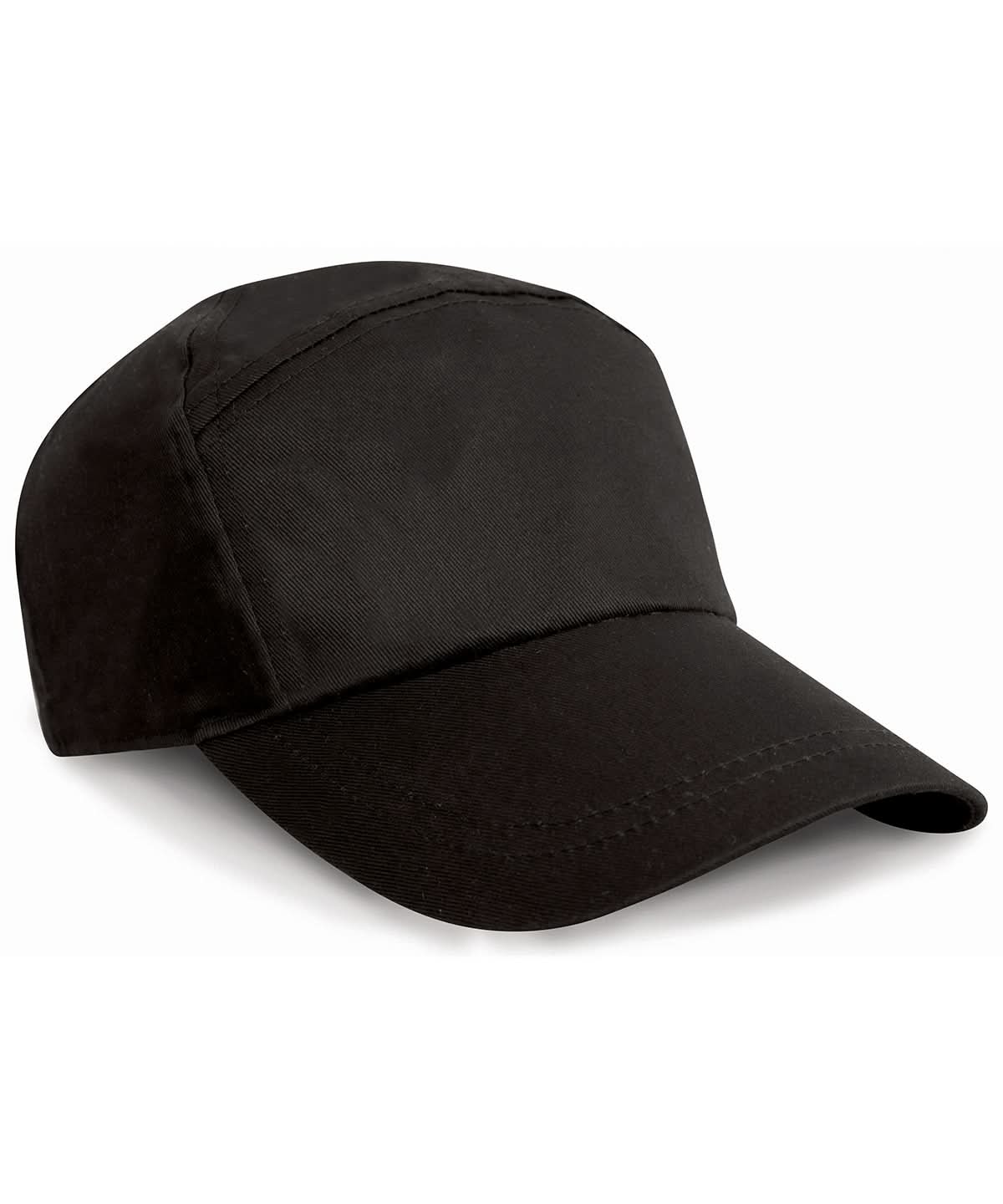 Result Headwear 7 panel advertising cap RC02X - Black One size - Customisable Caps