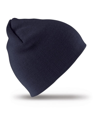 Result Winter Essentials Pull on soft feel acrylic hat RC044 - Navy One size - Customisable Hats
