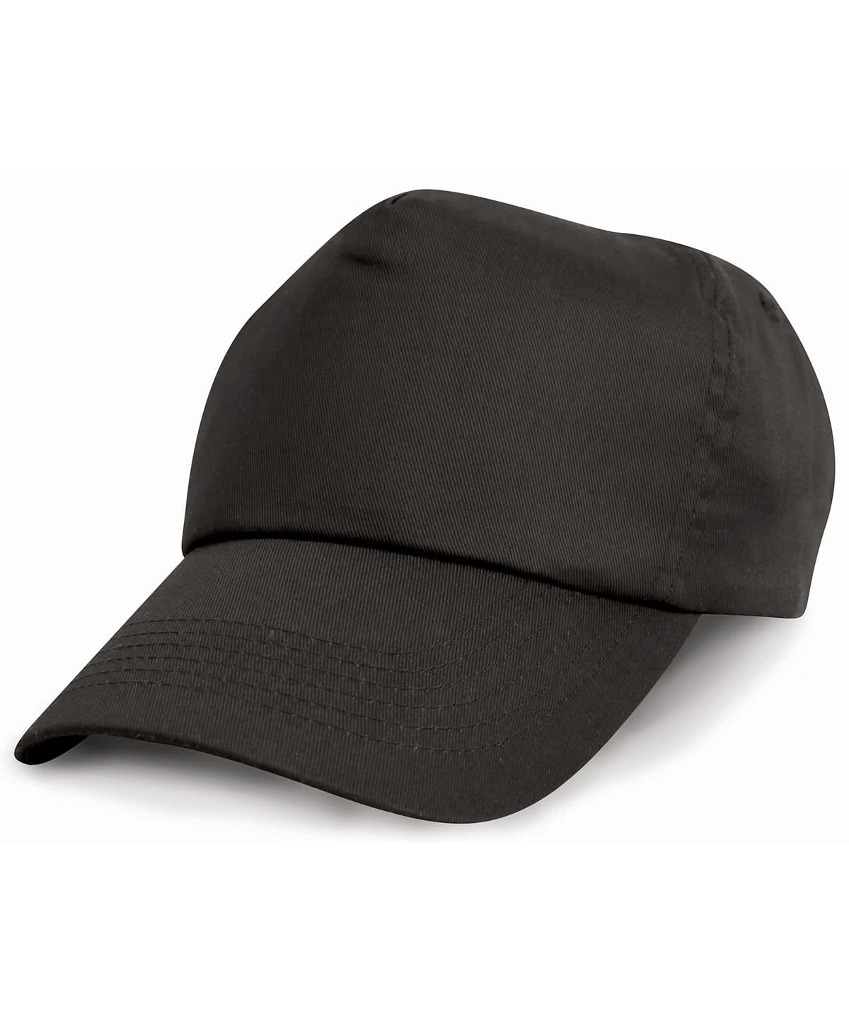 Result Headwear Cotton cap RC05X - Black One size - Customisable Caps