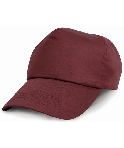 Result Headwear Cotton cap RC05X - Burgundy One size - Customisable Caps