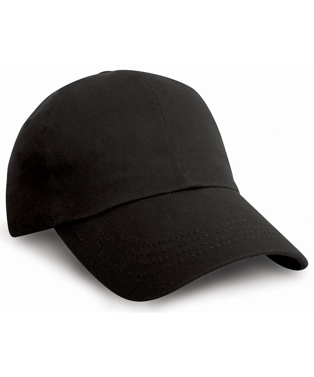 Result Headwear Heavy cotton drill pro style cap RC10X - Black One size - Customisable Caps