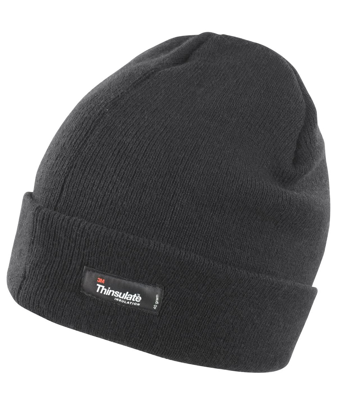 Result Winter Essentials Lightweight Thinsulate hat RC133 - Black One size - Customisable Hats
