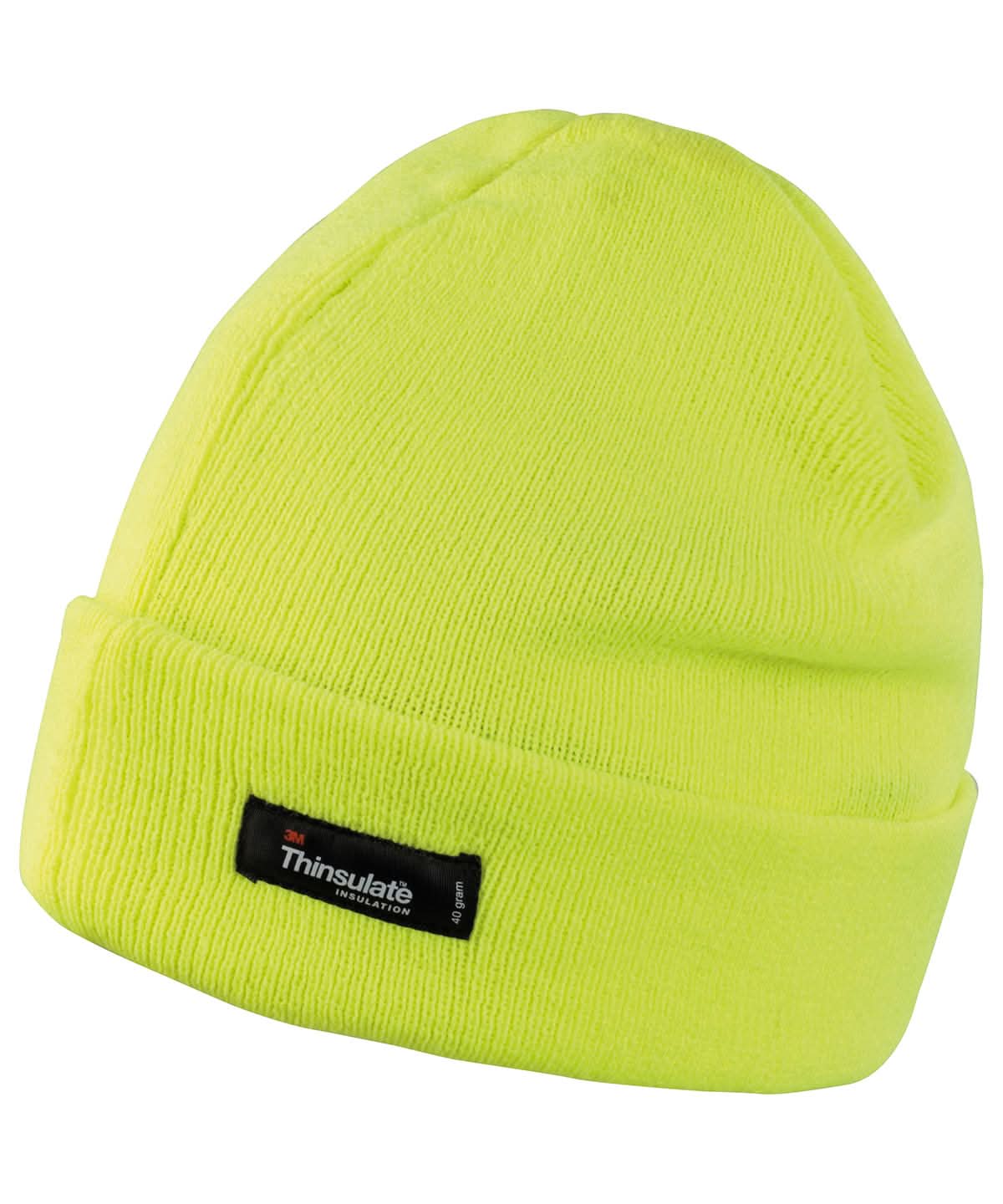 Result Winter Essentials Lightweight Thinsulate hat RC133 - Fluorescent Yellow One size - Customisable Hats
