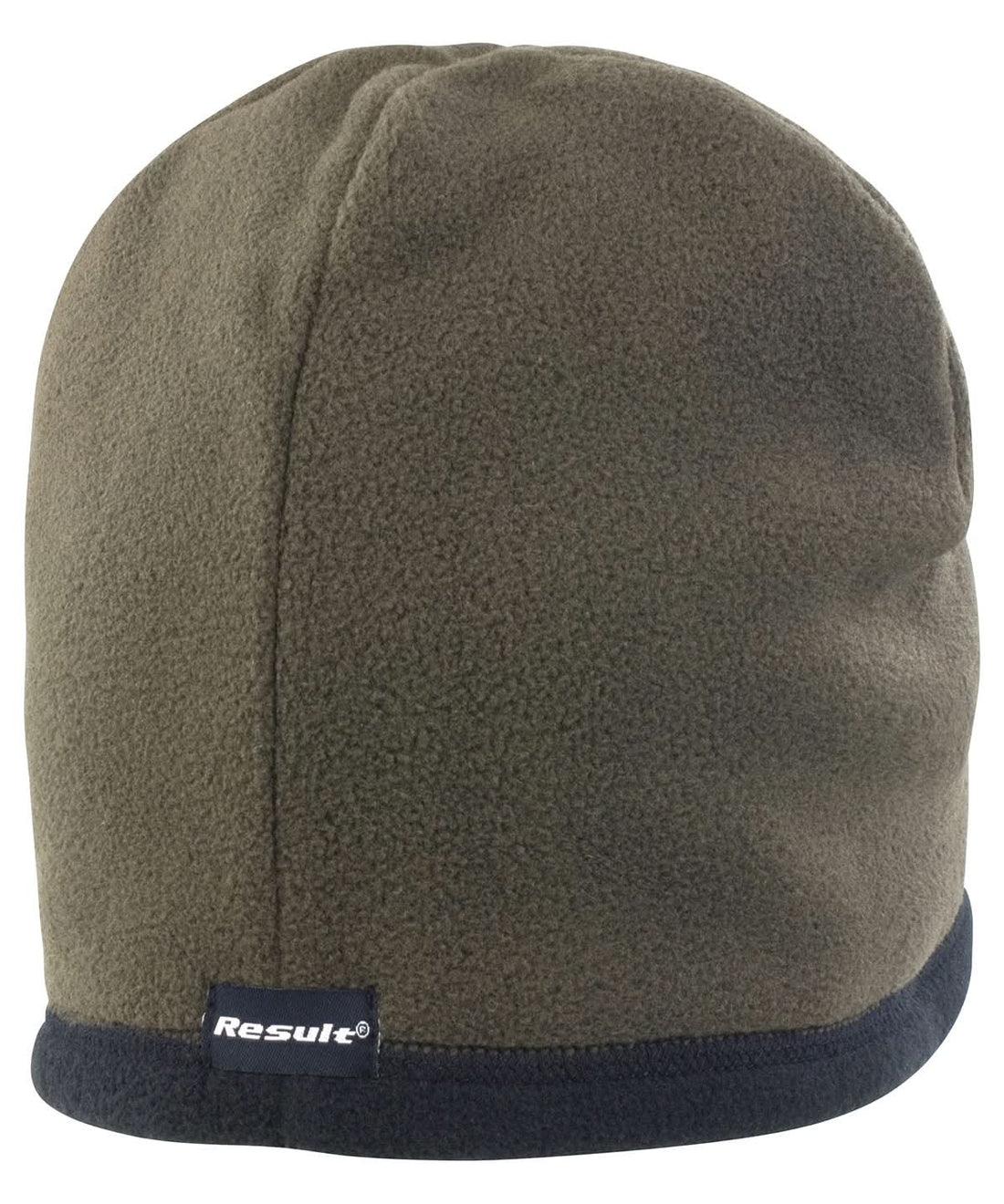 Result Winter Essentials Reversible microfleece bob hat RC142 - Olive Black - Customisable Hats
