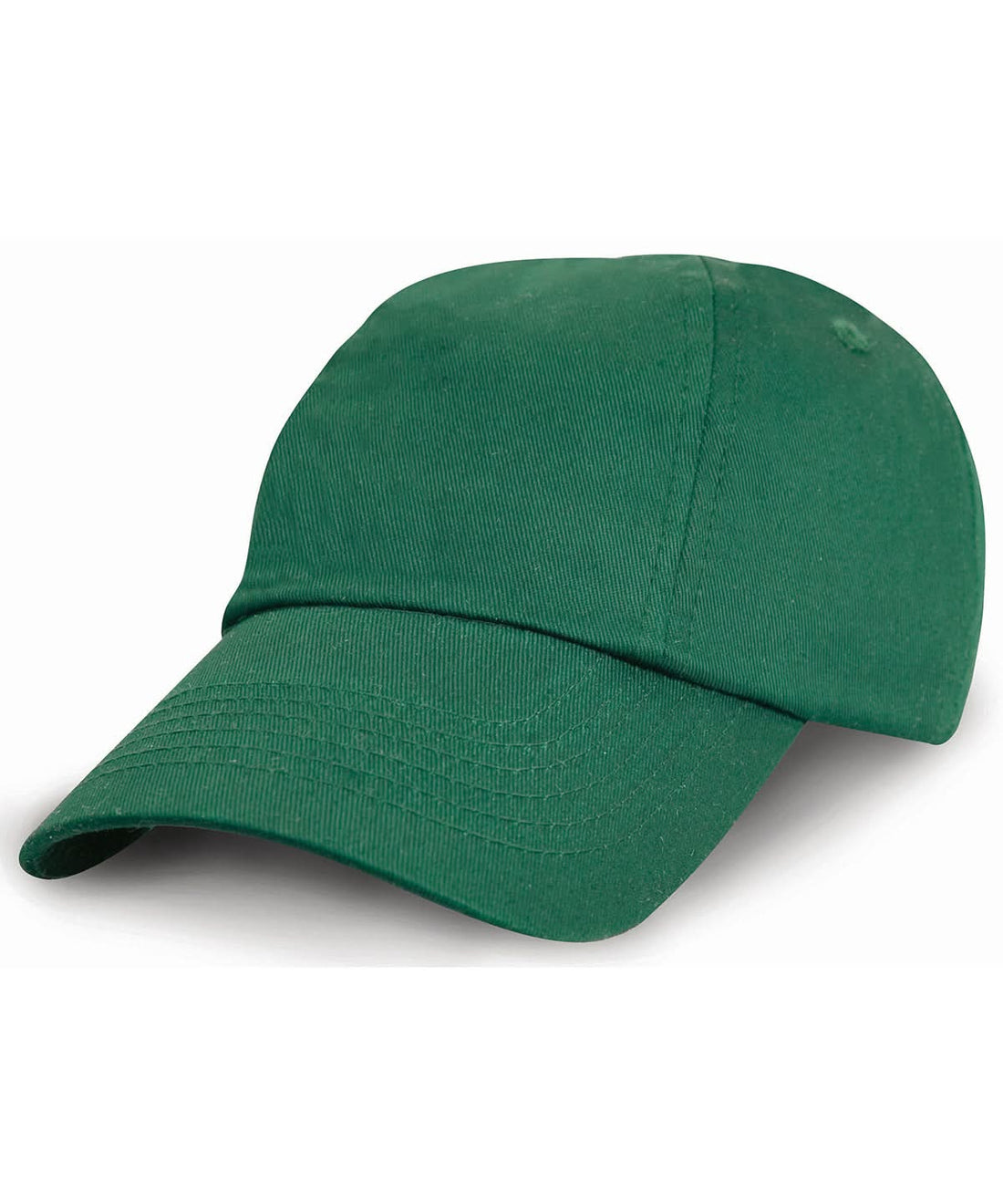 Result Headwear Junior low profile cotton cap RC18J - Bottle Green One size - Customisable Caps