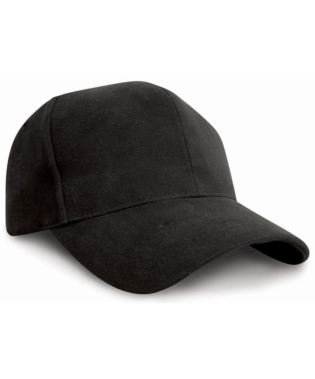 Result Headwear Pro style heavy cotton cap RC25X - Black One size - Customisable Caps